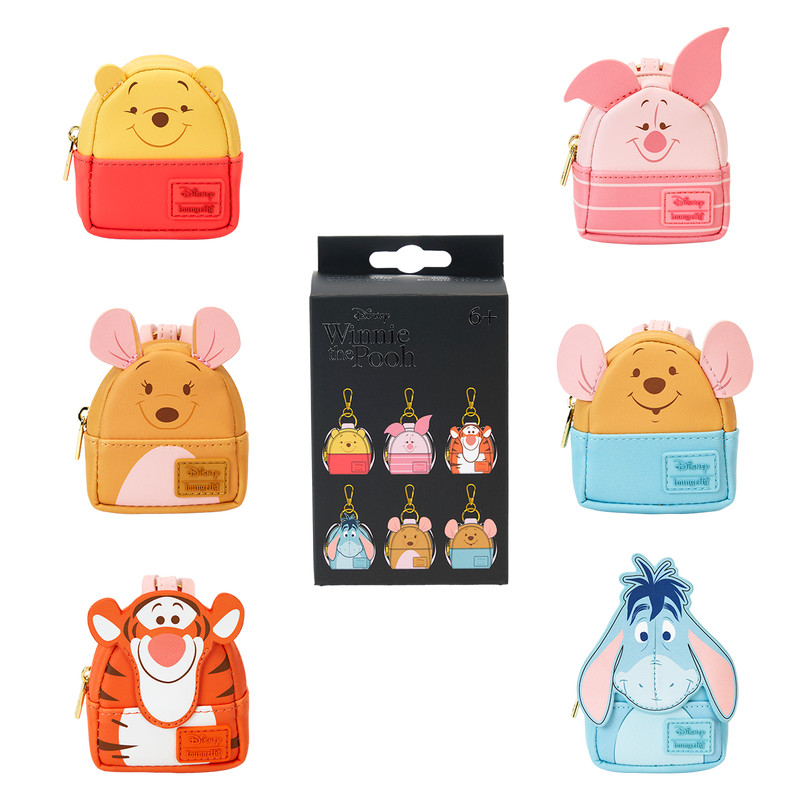 Mystery Portachiavi Mini Zaino Winnie The Pooh & Friends - DISNEY LOUNGEFLY