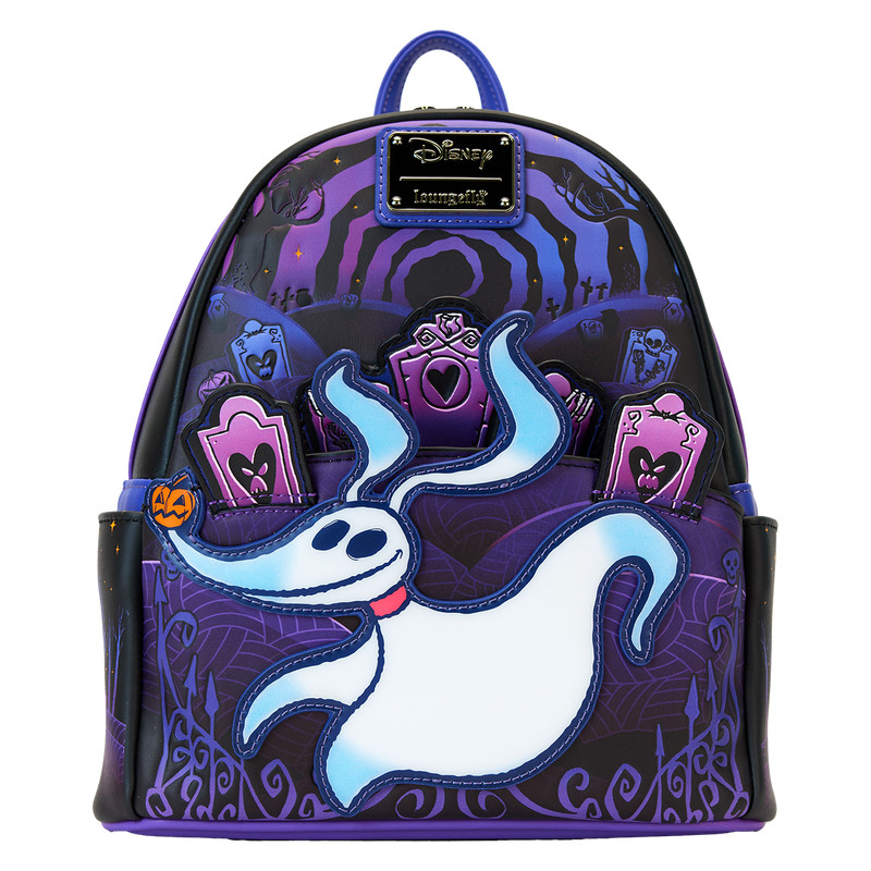 Mini zaino luminoso Zero Graveyard - DISNEY LOUNGEFLY The Nightmare Before Christmas