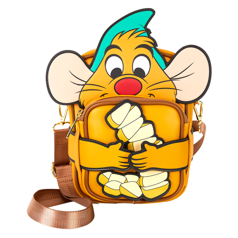 Borsa a tracolla con porta monete Gus Gus - DISNEY LOUNGEFLY Cenerentola 75° anniversario