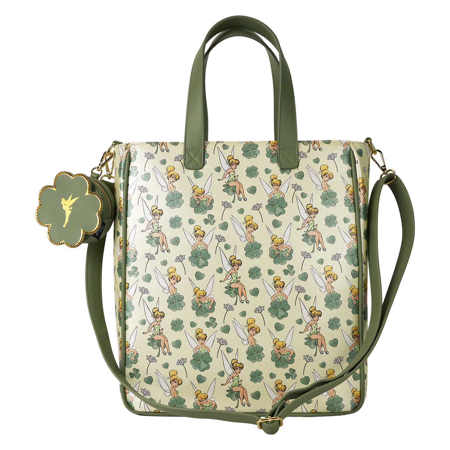 Sac Tote con porta monete quadrifoglio - DISNEY LOUNGEFLY Tinkerbell 4