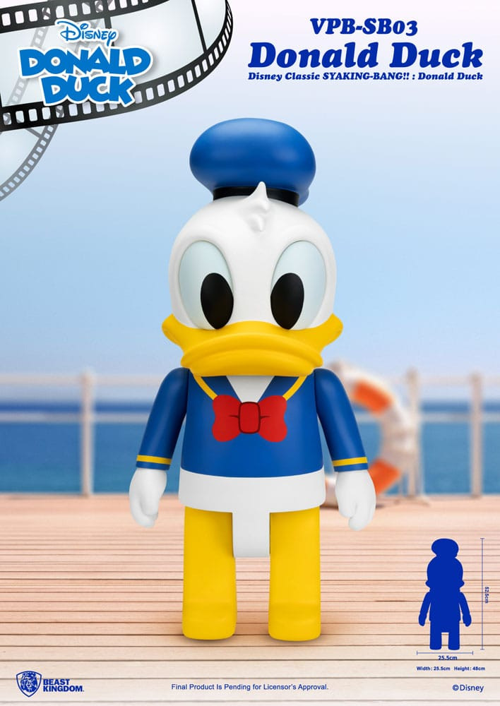 Disney Syaking Bang Mickey and Friends Paperino in Vinile 53 cm