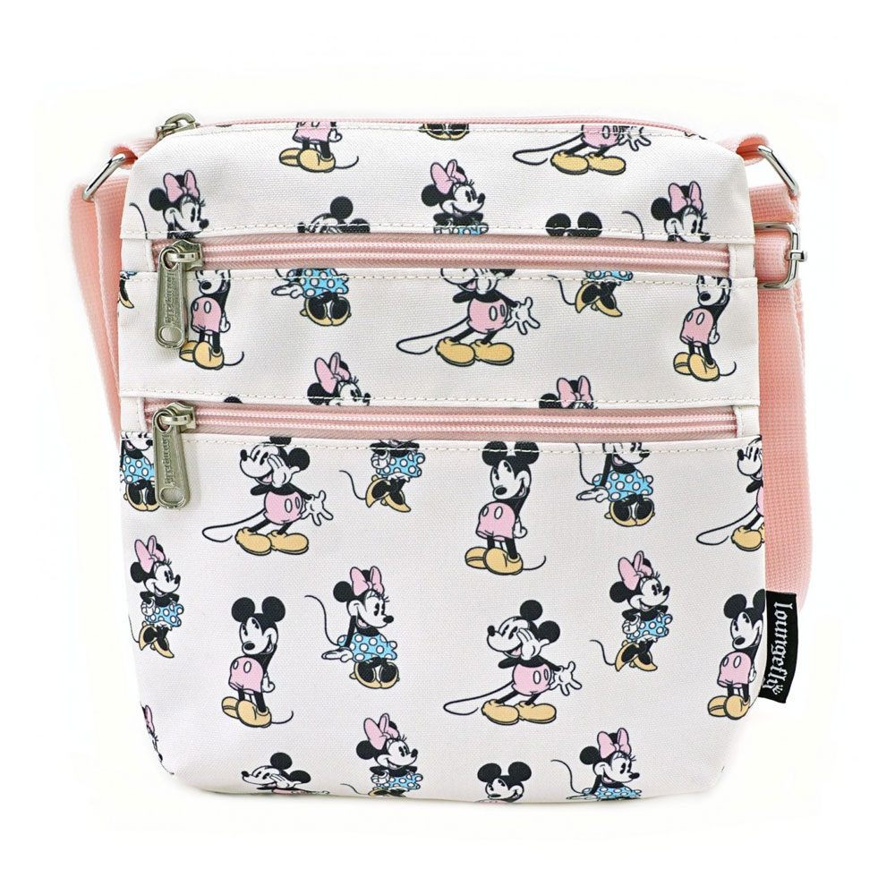 Portafoglio da viaggio Disney by Loungefly Pastel Minnie Mickey AOP