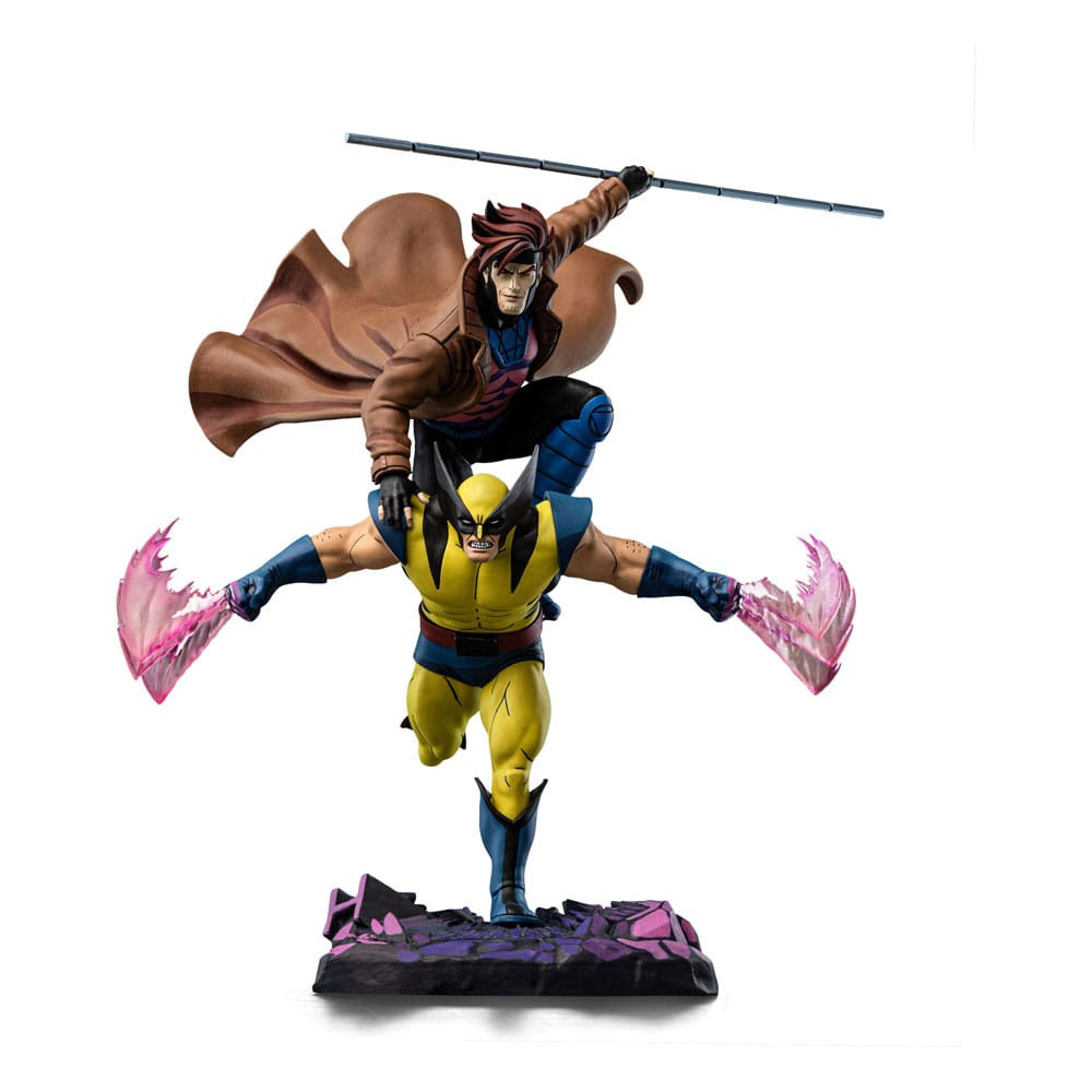 Statuetta Marvel 1/10 Deluxe Art Scale X-Men´97 Gambit & Wolverine 29 cm