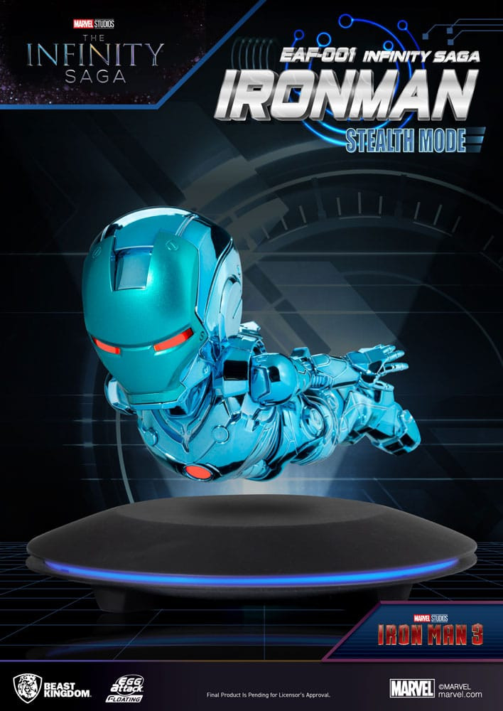 Figurina Marvel Egg Attack Floating The Infinity Saga Ironman Stealth Moda 16 cm