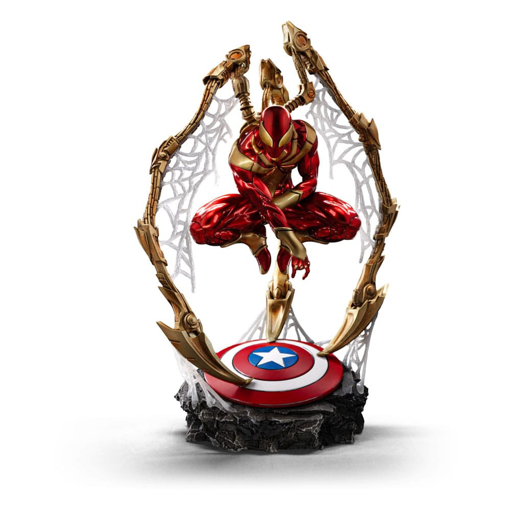 Statuetta Marvel Deluxe Art Scale 1/10 Spider-man Iron Armor Comics (Esclusiva CCXP 2024) 24 cm