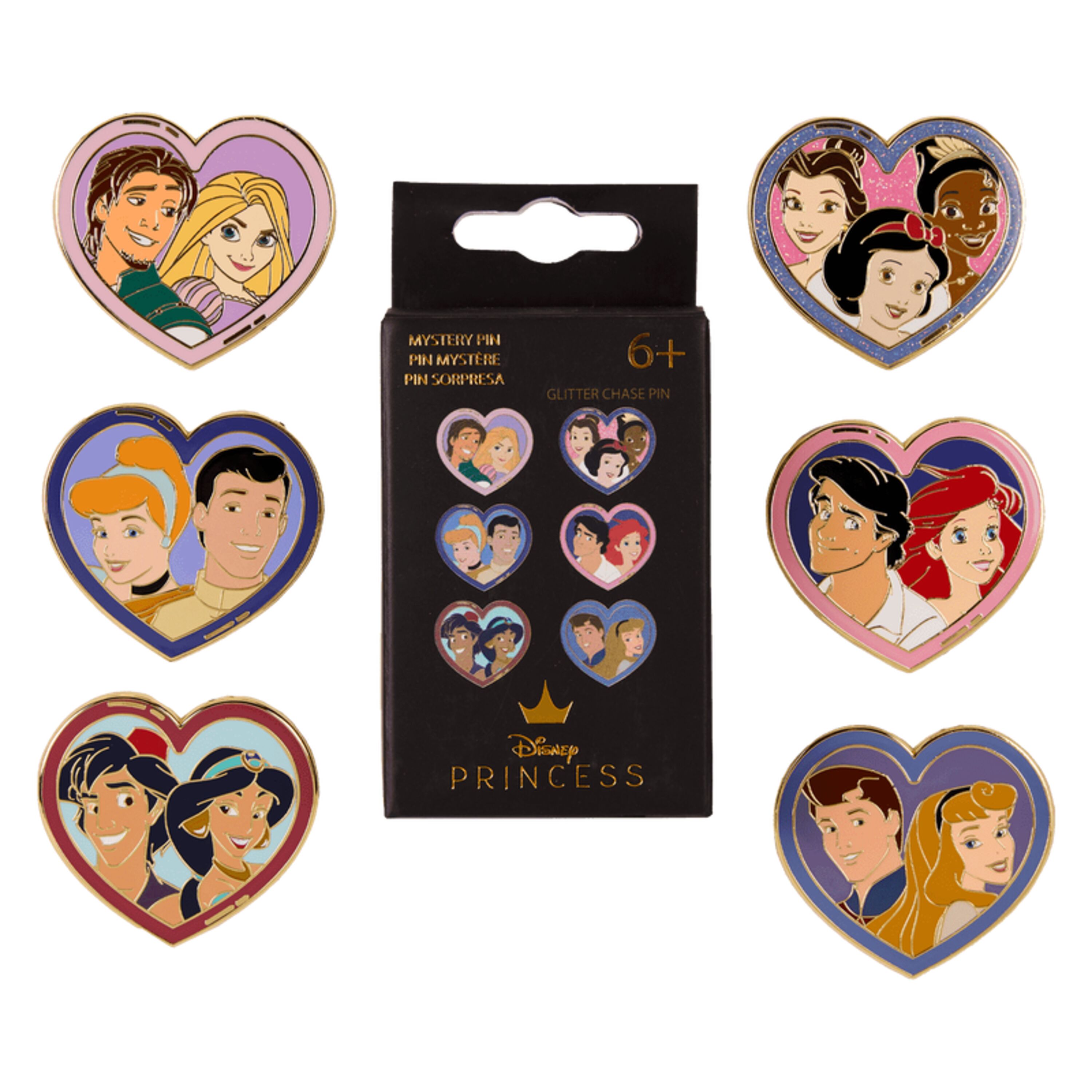 SPILLA MISTERIOSA PRINCIPESSA E PRINCIPE - DISNEY LOUNGEFLY
