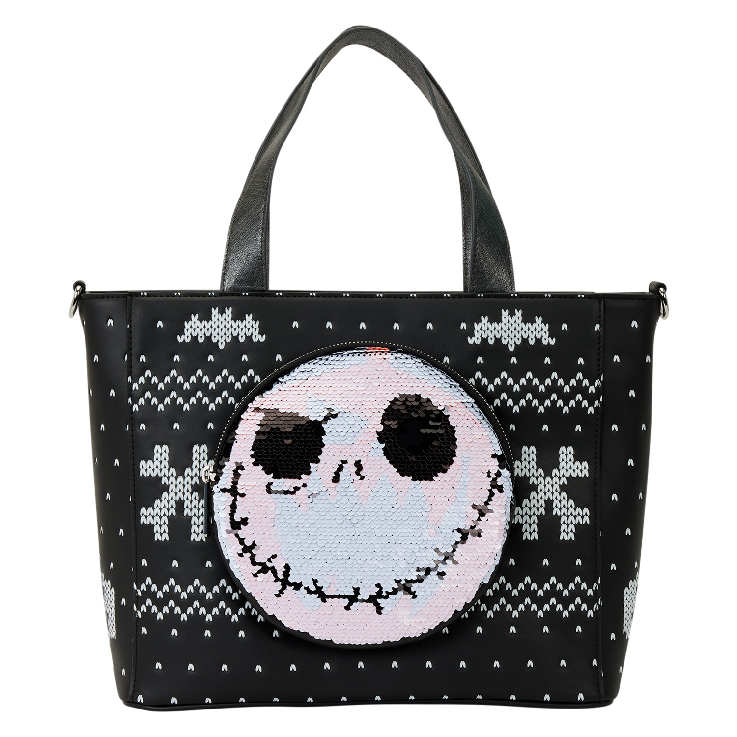 TOTE BAG CON PORTAMONETE JACK - DISNEY LOUNGEFLY NIGHTMARE BEFORE CHRISTMAS