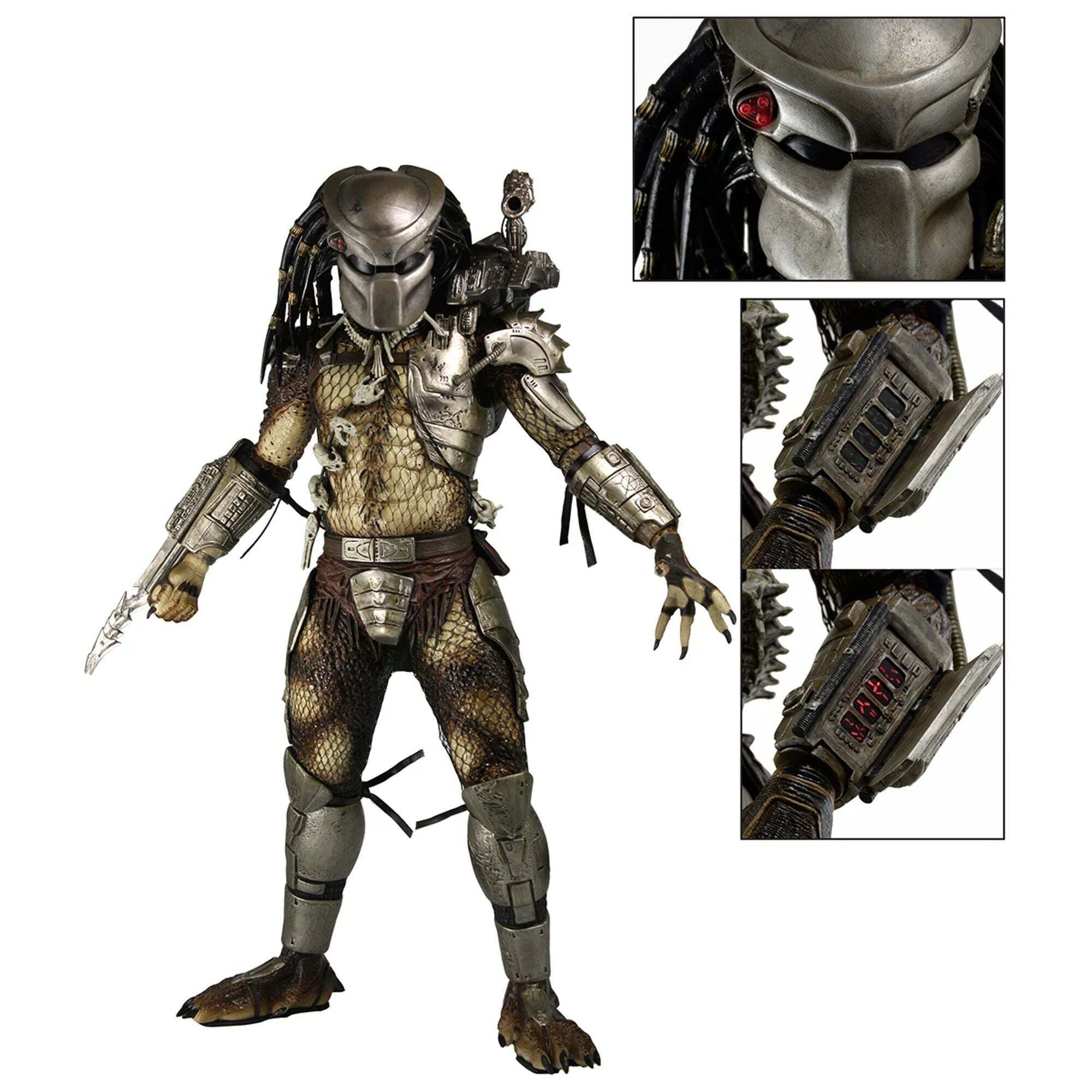 PREDATOR - FIGURA IN SCALA ¼ - JUNGLE HUNTER PREDATOR CON LUCI LED