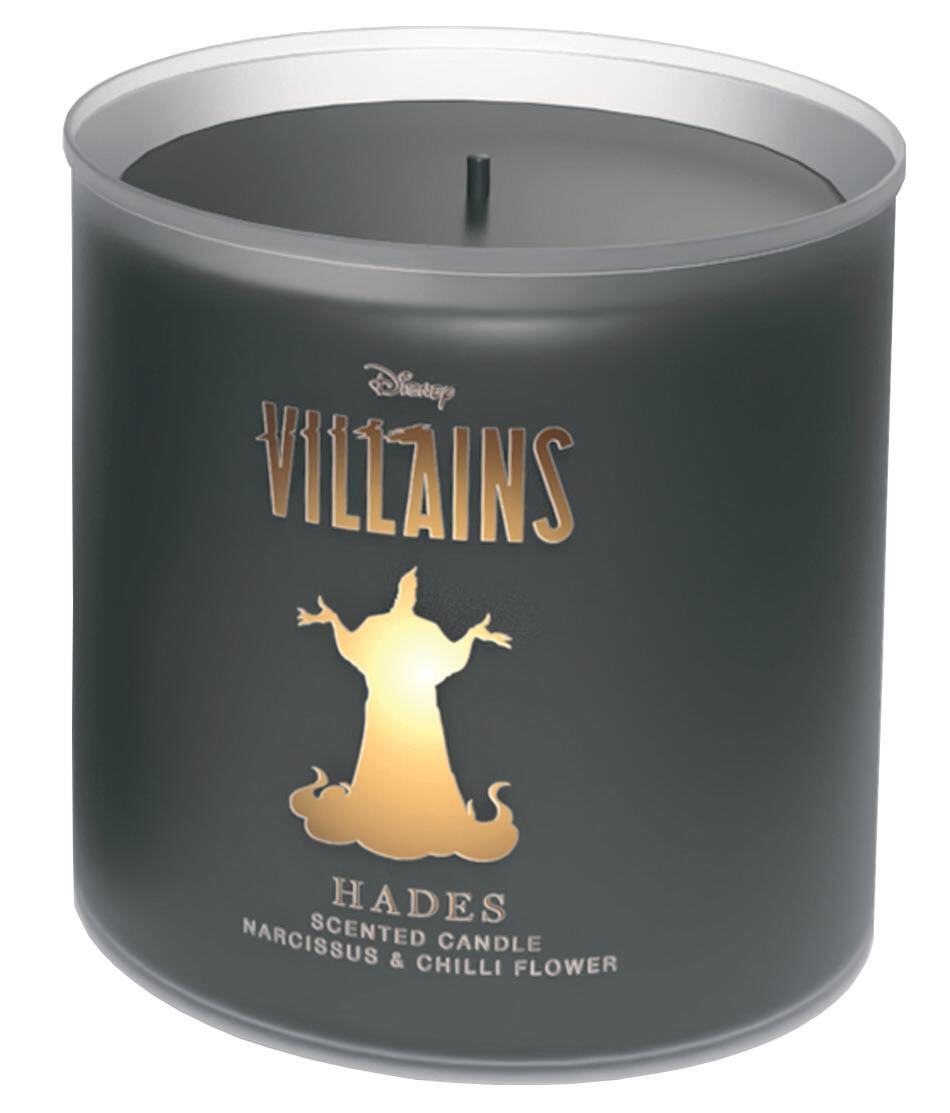 CANDELA IN VETRO HADES CON FIORE DI NARCISO E PEPERONCINO