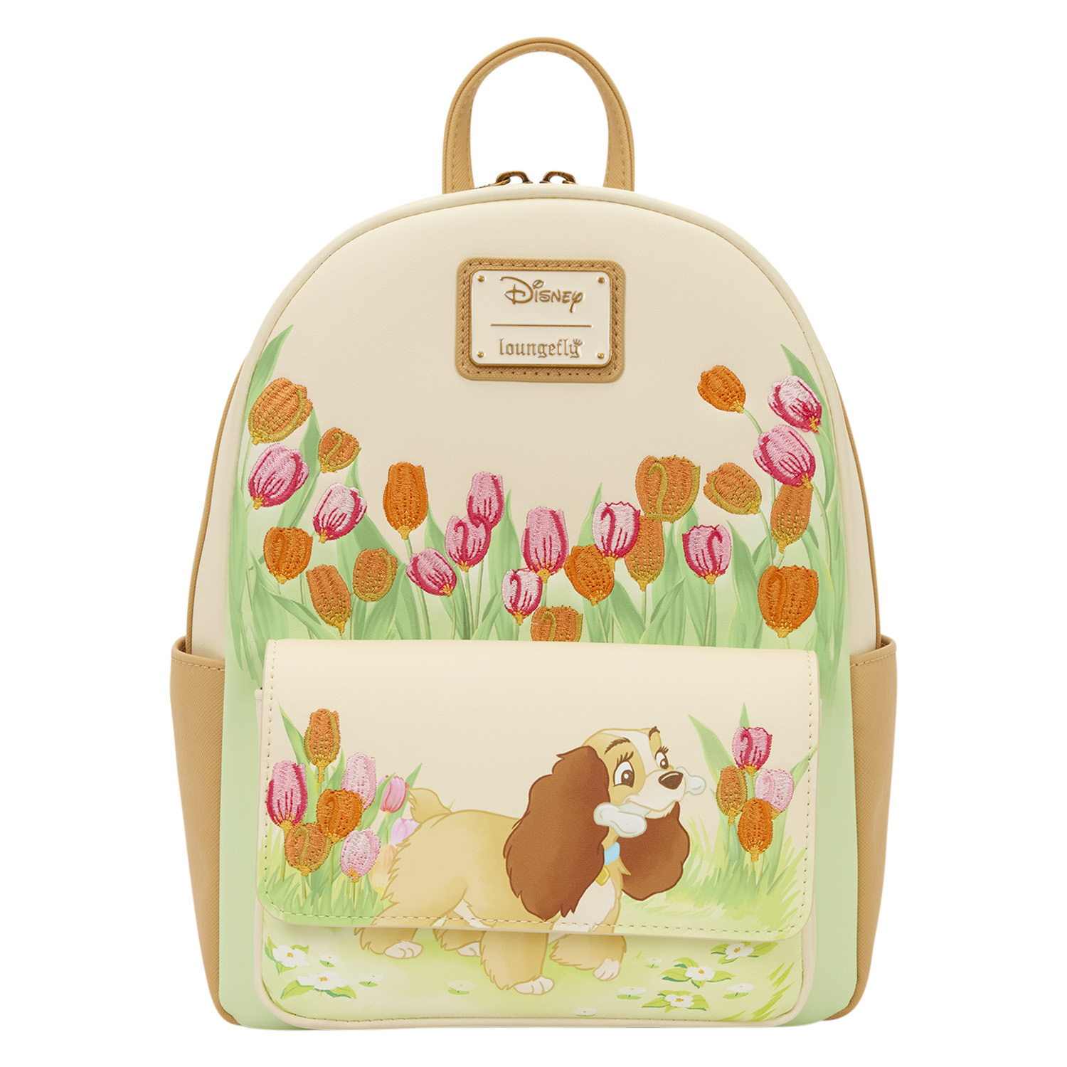 MINI ZAINO LADY PASTEL TULIP - DISNEY LOUNGEFLY LADY E IL VAGABONDO