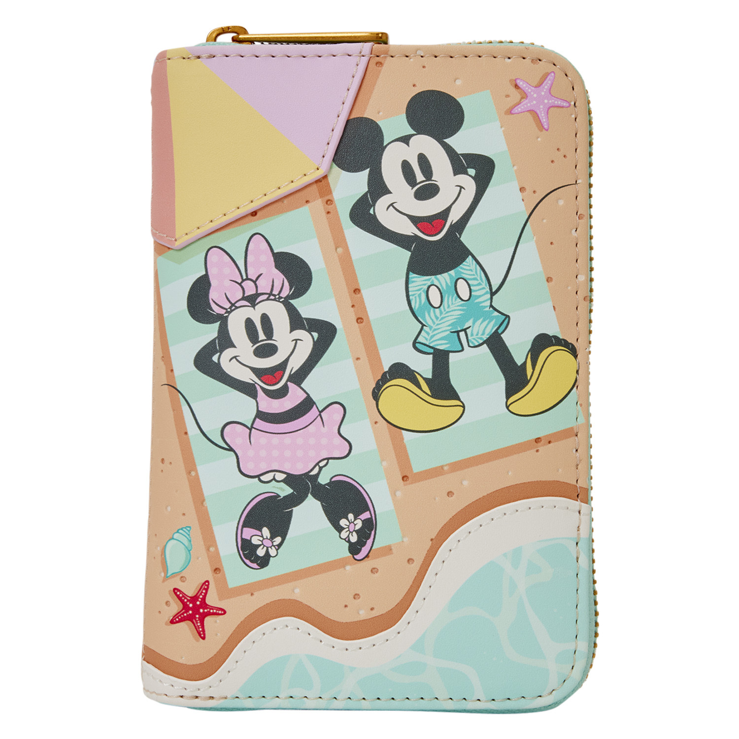 Portafoglio Topolino e Minnie divertimento da spiaggia - Disney Loungefly