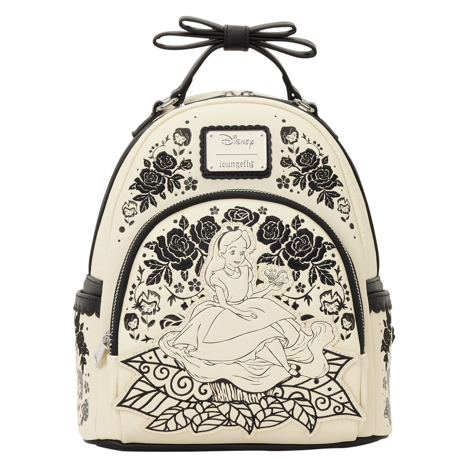 Mini zaino con ricamo floreale Alice nel Paese delle Meraviglie - Disney Loungefly